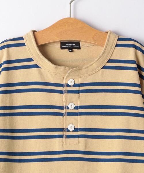 green label relaxing(グリーンレーベルリラクシング)の「【キッズ】TJ ヘンリーネックプルオーバー(Tシャツ/カットソー・キッズ・ネイビー/その他2/オフホワイト/その他1・135/115/105/125)」の12枚目の写真