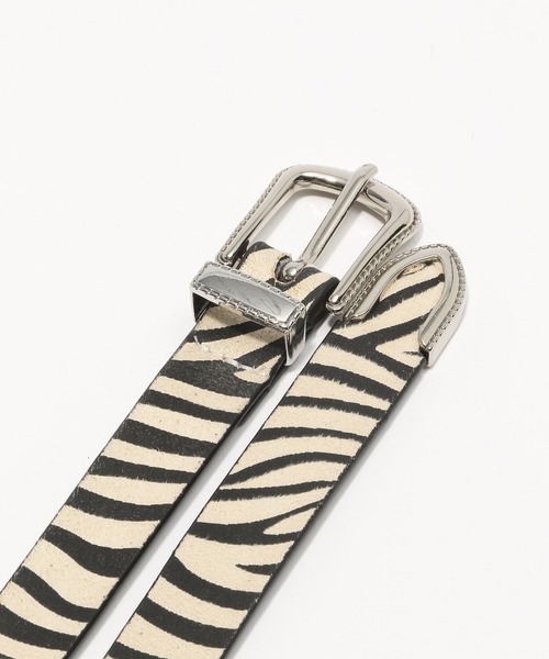 PAGEBOY（ページボーイ）の「ビンテージバックルベルト（ベルト・レディース・ブラック/ゼブラ・FREE）」の6枚目の写真