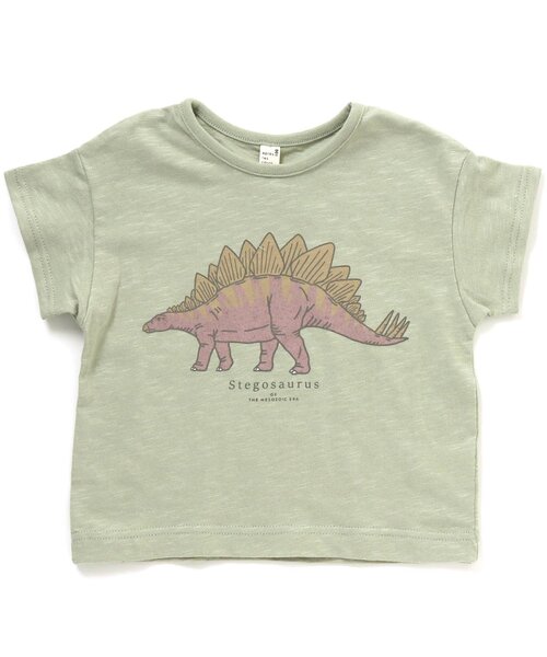 apres les cours（アプレレクール）の「バラエティきょうりゅうTシャツ（Tシャツ/カットソー・キッズ・ブルー/ブラウン/ミント・90/130/140/110/80/120/100）」の2枚目の写真