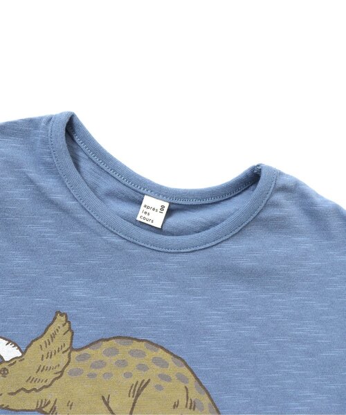 apres les cours（アプレレクール）の「バラエティきょうりゅうTシャツ（Tシャツ/カットソー・キッズ・ブルー/ブラウン/ミント・90/130/140/110/80/120/100）」の8枚目の写真