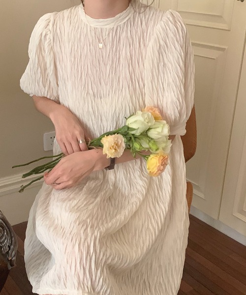 Lea ワンピースsienna リーシェンナ のファッション シースルーの絞りショートワンピース ワンピース Lea