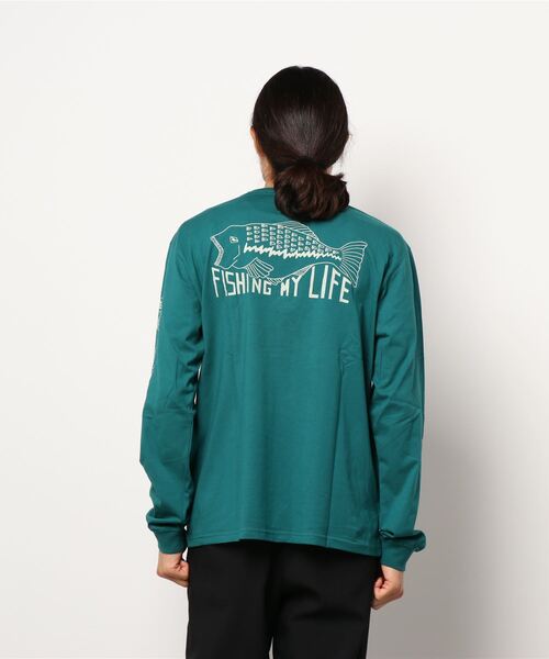 KRIFF MAYER（クリフメイヤー）の「抗菌プリントロンTEE(釣り)（Tシャツ/カットソー・メンズ・マスタード/グリーン/チャコール/グレー/オフホワイト・LARGE/X-LARGE/MEDIUM/SMALL）」の9枚目の写真