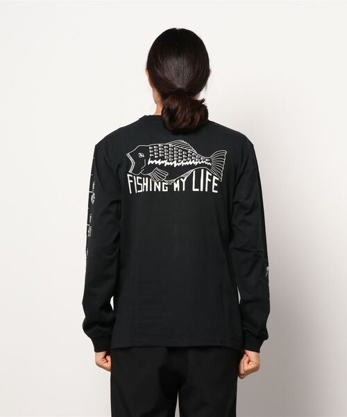 KRIFF MAYER（クリフメイヤー）の「抗菌プリントロンTEE(釣り)（Tシャツ/カットソー・メンズ・マスタード/グリーン/チャコール/グレー/オフホワイト・LARGE/X-LARGE/MEDIUM/SMALL）」の10枚目の写真