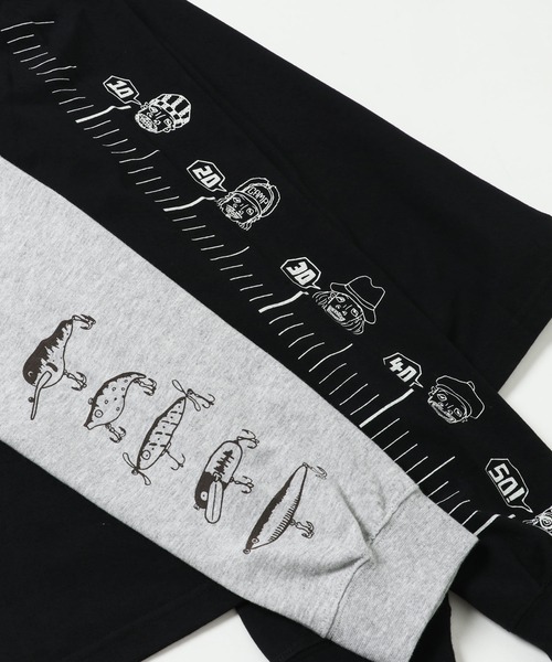 KRIFF MAYER（クリフメイヤー）の「抗菌プリントロンTEE(釣り)（Tシャツ/カットソー・メンズ・マスタード/グリーン/チャコール/グレー/オフホワイト・LARGE/X-LARGE/MEDIUM/SMALL）」の19枚目の写真