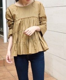 Banner Barrett | フレアティアードブラウス(シャツ/ブラウス)