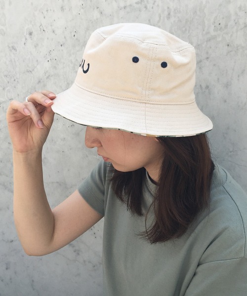 EDWIN(エドウィン)の「【EDWIN】リバーシブルバケットハット(ハット・レディース・ブラック/ベージュ/カーキ・フリー)」の17枚目の写真