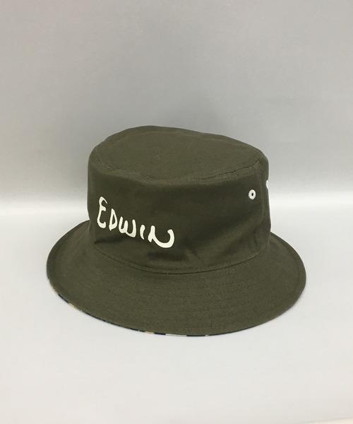 EDWIN(エドウィン)の「【EDWIN】リバーシブルバケットハット(ハット・レディース・ブラック/ベージュ/カーキ・フリー)」の10枚目の写真