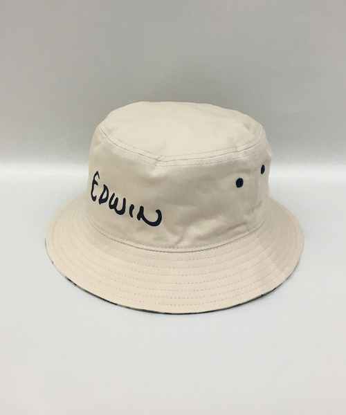 EDWIN(エドウィン)の「【EDWIN】リバーシブルバケットハット(ハット・レディース・ブラック/ベージュ/カーキ・フリー)」の5枚目の写真
