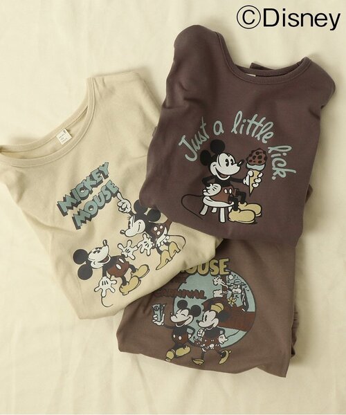 Disney（ディズニー）の「/ディズニーキャラクター 3柄Tシャツ（Tシャツ/カットソー・キッズ・チャコール/ブラウン/イエロー・110/130/80/140/120/90/100）」の6枚目の写真