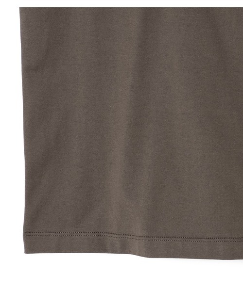 ReNorm（リノーム）の「モックネックストレートTシャツ（Tシャツ/カットソー・レディース・ブラック/ブラウン/グリーン・M/S）」の5枚目の写真