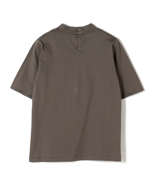 ReNorm（リノーム）の「モックネックストレートTシャツ（Tシャツ/カットソー・レディース・ブラック/ブラウン/グリーン・M/S）」の14枚目の写真
