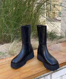 【chuclla】【2021/AW】Platform-sole middle boots chs21a015