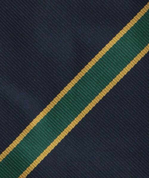 STEPHEN WALTERS（スティーブンウォルターズ）の「＜Stephen Walters＞GLR 8.0cm ストライプ1 ネクタイ（ネクタイ・メンズ・オリーブ/ネイビー・FREE）」の3枚目の写真