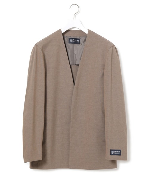 ADAM ET ROPE'（アダムエロペ）の「【Carreman】ルーム ジャケット/ストレッチ性/シーズンレス/セットアップ対応/UNISEX（ノーカラージャケット・メンズ・ブラック/グレー/イエロー系その他3・S/M/L）」の10枚目の写真