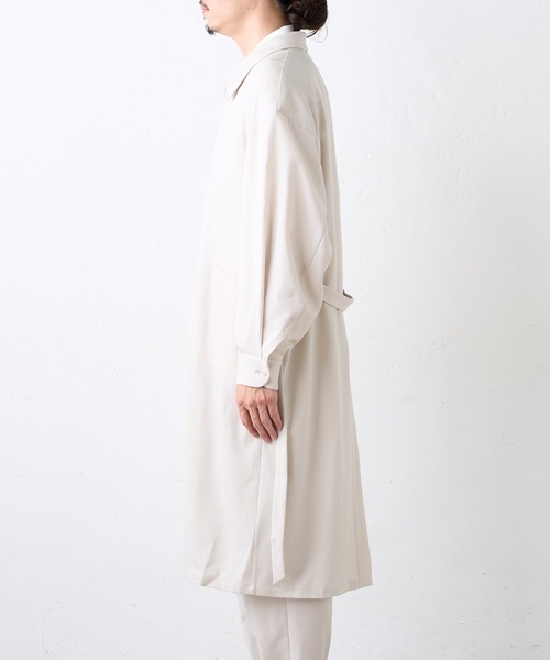 ETHOSENS フラノロングコート ETHOSENS フラノロングコート