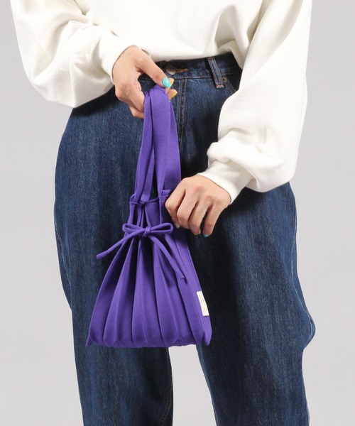 ALAND（エーランド）の「3.3Field Trip／PLEATS CROSS BAG　2227869（ハンドバッグ・レディース・グリーン/ブルー/ネイビー/ピンク/パープル・FREE）」の6枚目の写真