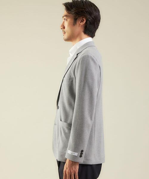 green label relaxing（グリーンレーベルリラクシング）の「OLT＜green label relaxing＞ ECO ハニカム ジャージ 2B NT 2PP- ジャケット（テーラードジャケット・メンズ・コバルトブルー/ライトグレー・S/M/L/XL）」の16枚目の写真