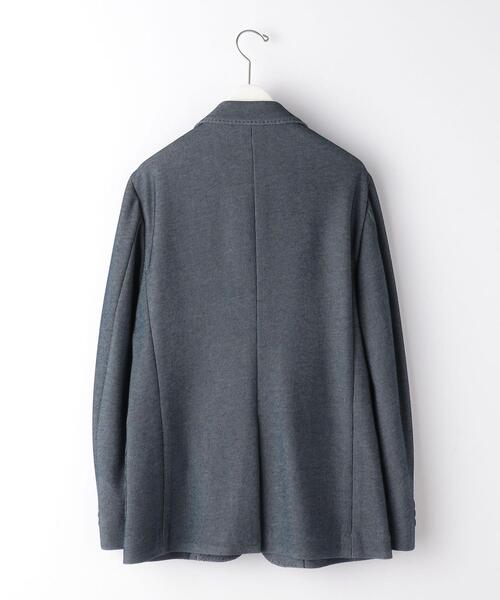green label relaxing（グリーンレーベルリラクシング）の「OLT＜green label relaxing＞ ECO ハニカム ジャージ 2B NT 2PP- ジャケット（テーラードジャケット・メンズ・コバルトブルー/ライトグレー・S/M/L/XL）」の12枚目の写真