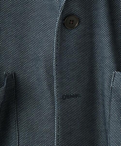 green label relaxing（グリーンレーベルリラクシング）の「OLT＜green label relaxing＞ ECO ハニカム ジャージ 2B NT 2PP- ジャケット（テーラードジャケット・メンズ・コバルトブルー/ライトグレー・S/M/L/XL）」の7枚目の写真