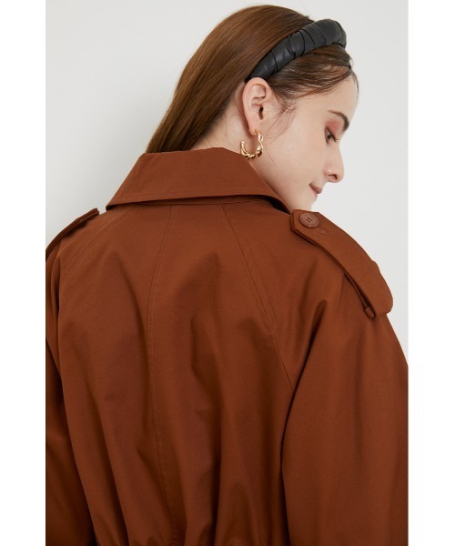 rienda(リエンダ)の「サイドドロストショートトレンチコート(トレンチコート・レディース・ライトベージュ/ブラック/ブラウン・FREE)」の22枚目の写真