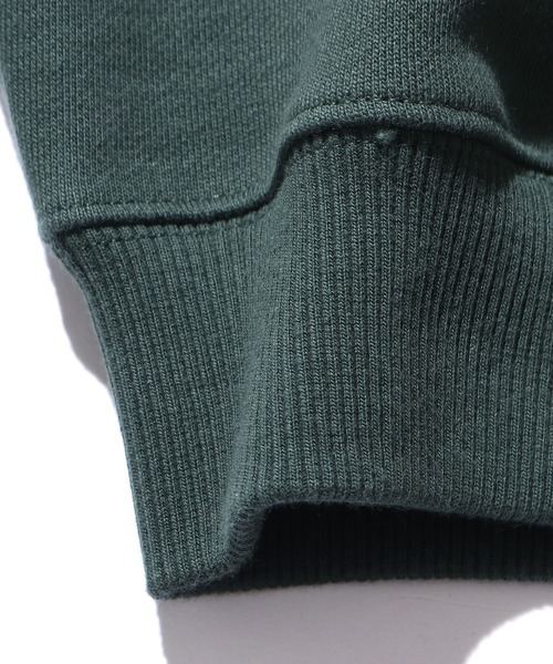 RASSVET / PACCBET（ラスベート）の「PACCBETT/ラスべート MENS COTTON REFLECTIVE SWEATSHIRT スウェット ドロップショルダー トレーナー ビッグシルエット（スウェット・メンズ・ダークグリーン/レッド・XL/M/L）」の12枚目の写真