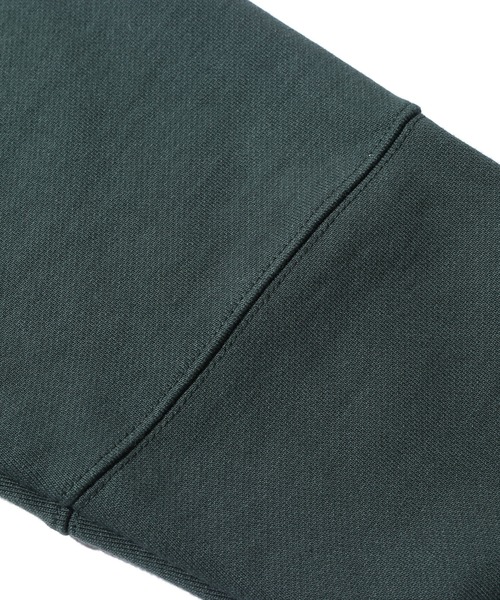 RASSVET / PACCBET（ラスベート）の「PACCBETT/ラスべート MENS COTTON REFLECTIVE SWEATSHIRT スウェット ドロップショルダー トレーナー ビッグシルエット（スウェット・メンズ・ダークグリーン/レッド・XL/M/L）」の6枚目の写真