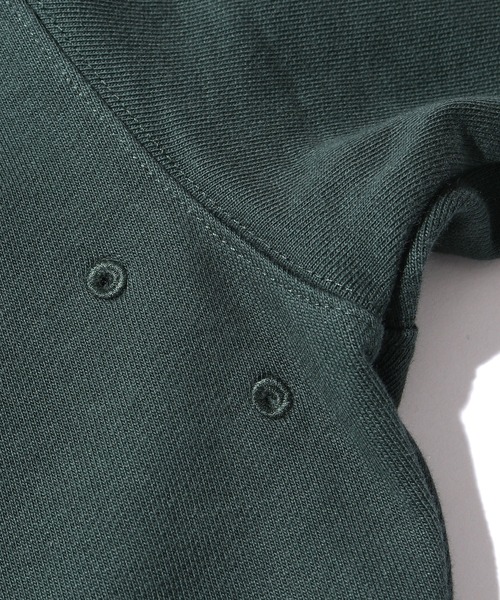 RASSVET / PACCBET（ラスベート）の「PACCBETT/ラスべート MENS COTTON REFLECTIVE SWEATSHIRT スウェット ドロップショルダー トレーナー ビッグシルエット（スウェット・メンズ・ダークグリーン/レッド・XL/M/L）」の19枚目の写真