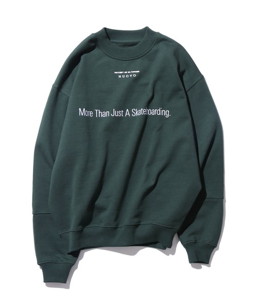 RASSVET / PACCBET（ラスベート）の「PACCBETT/ラスべート MENS COTTON REFLECTIVE SWEATSHIRT スウェット ドロップショルダー トレーナー ビッグシルエット（スウェット・メンズ・ダークグリーン/レッド・XL/M/L）」の22枚目の写真