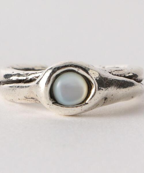 VELATTI（ヴェラッティ）の「＜VELATTI＞ストーン リング（リング・レディース・シルバー・FREE）」の4枚目の写真
