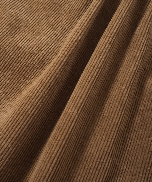 Crisp(クリスプ)の「コーデュロイオーバージャケット(テーラードジャケット・レディース・ブラウン/アイボリー・FREE)」の18枚目の写真