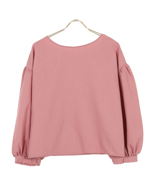 KOBE LETTUCE（コウベレタス）の「バルーンスリーブプルブラウス（シャツ/ブラウス・レディース・ブラック/ブラック系その他/ピンク/ネイビー/オフホワイト/モスグリーン・FREE）」の17枚目の写真