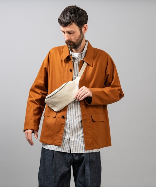 MR.Olive スモールボディーバッグ　ウエストポーチ　ブラウン MR.OLIVE E.O.I ウエストポーチ ミスターオリーブ / WATER PROOF