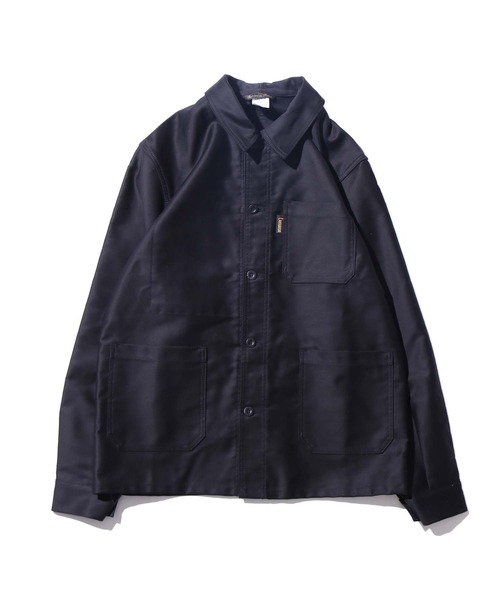 Le LABOUREUR(ラブルール)の「LE LABOUREUR/ル・ラブルール MOLE SKIN 400 COVERALL JK モールスキン カバーオール オーバーサイズ(カバーオール・メンズ・パープル/ブラック・3/1/2)」の18枚目の写真