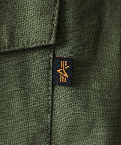 Alpha Industries（アルファインダストリーズ）の「バック刺繍 ミリタリーシャツ（シャツ/ブラウス・メンズ・ブラック/アーミー・MEDIUM/LARGE/X-LARGE）」の18枚目の写真