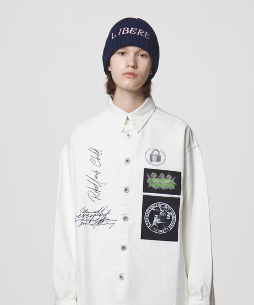 LIBERE（リベーレ）の「LIBERE リベーレ / GLITCH BEANIE ビーニー ニットキャップ / 215408-215409（ニットキャップ/ビーニー・レディース・ベージュ/ネイビー・FREE）」の10枚目の写真