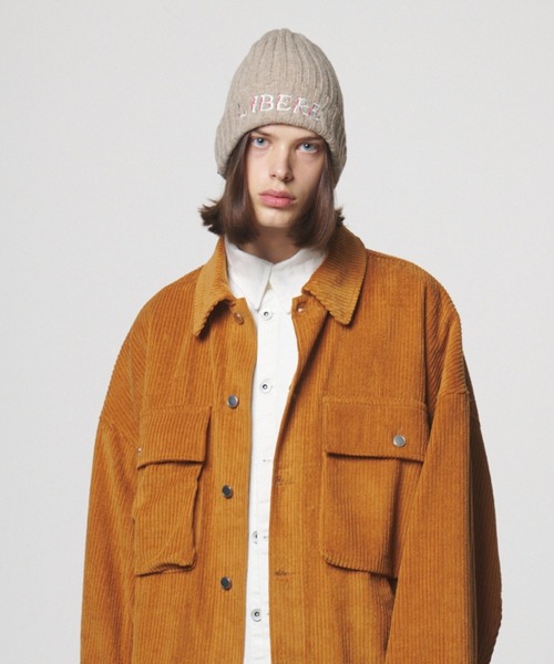 LIBERE（リベーレ）の「LIBERE リベーレ / GLITCH BEANIE ビーニー ニットキャップ / 215408-215409（ニットキャップ/ビーニー・レディース・ベージュ/ネイビー・FREE）」の5枚目の写真