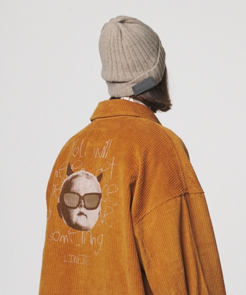 LIBERE（リベーレ）の「LIBERE リベーレ / GLITCH BEANIE ビーニー ニットキャップ / 215408-215409（ニットキャップ/ビーニー・レディース・ベージュ/ネイビー・FREE）」の6枚目の写真