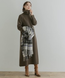 F by ROSSO | F by ROSSO　ハミルトンラムズウールタートルワンピース(ワンピース)