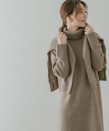 F by ROSSO | F by ROSSO　ハミルトンラムズウールタートルワンピース(ワンピース)