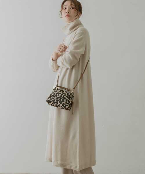 F by ROSSO（エフバイロッソ）の「F by ROSSO　ハミルトンラムズウールタートルワンピース（ワンピース・レディース・ベージュ/モカ/オリーブ・FREE）」の15枚目の写真