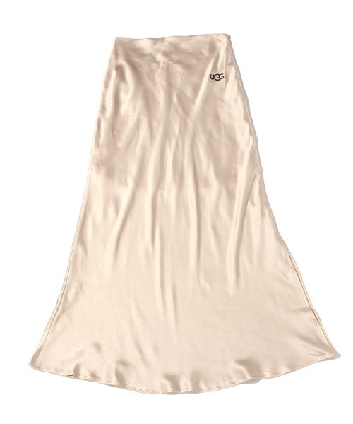 UGG(アグ)の「UGG@mos サテン ロングスカート(スカート・レディース・ベージュ/ピンク/ブルー・M/L)」の9枚目の写真