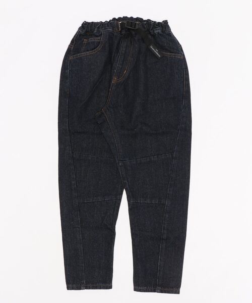 GROOVY COLORS（グルービーカラーズ）の「ムライトデニム ツイスト ロングパンツ（デニムパンツ・キッズ・ネイビー/ブルー・140/130）」の4枚目の写真