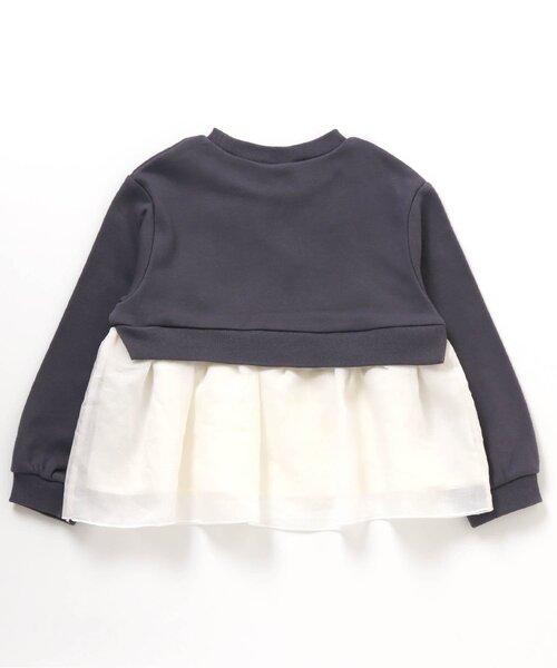 apres les cours（アプレレクール）の「WEB限定 スイーツモチーフトレーナー（スウェット・キッズ・ピンク/ネイビー・90/100/130/110/140/80/120）」の5枚目の写真