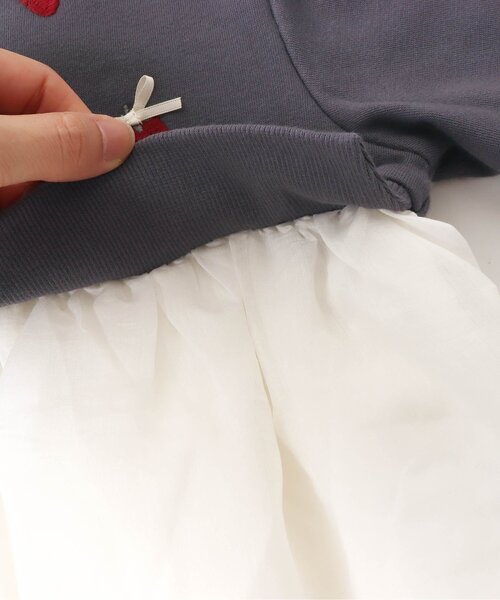 apres les cours（アプレレクール）の「WEB限定 スイーツモチーフトレーナー（スウェット・キッズ・ピンク/ネイビー・90/100/130/110/140/80/120）」の18枚目の写真