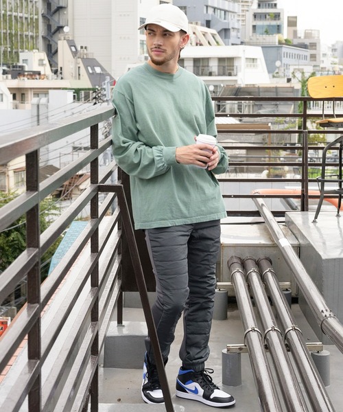 LOS ANGELES APPAREL(ロサンゼルスアパレル)の「LOS ANGELS APPAREL 6.5oz ガーメントダイロングTシャツ(Tシャツ/カットソー・メンズ・ホワイト/ブラック/グレー/ライトグリーン/オレンジ/コバルトブルー/ネイビー・SMALL/MEDIUM/X-LARGE/LARGE)」の8枚目の写真