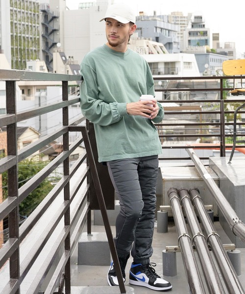 LOS ANGELES APPAREL(ロサンゼルスアパレル)の「LOS ANGELS APPAREL 6.5oz ガーメントダイロングTシャツ(Tシャツ/カットソー・メンズ・ホワイト/ブラック/グレー/ライトグリーン/オレンジ/コバルトブルー/ネイビー・SMALL/MEDIUM/X-LARGE/LARGE)」の9枚目の写真