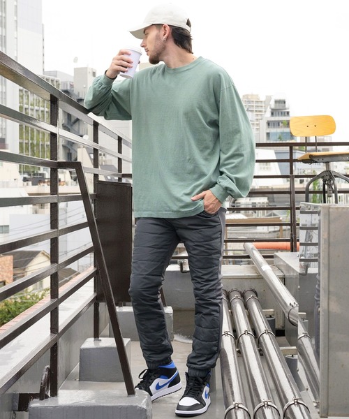 LOS ANGELES APPAREL(ロサンゼルスアパレル)の「LOS ANGELS APPAREL 6.5oz ガーメントダイロングTシャツ(Tシャツ/カットソー・メンズ・ホワイト/ブラック/グレー/ライトグリーン/オレンジ/コバルトブルー/ネイビー・SMALL/MEDIUM/X-LARGE/LARGE)」の10枚目の写真