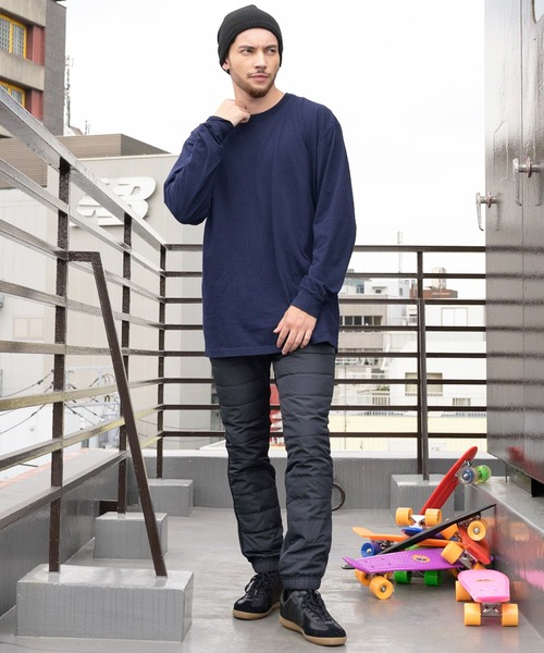 LOS ANGELES APPAREL(ロサンゼルスアパレル)の「LOS ANGELS APPAREL 6.5oz ガーメントダイロングTシャツ(Tシャツ/カットソー・メンズ・ホワイト/ブラック/グレー/ライトグリーン/オレンジ/コバルトブルー/ネイビー・SMALL/MEDIUM/X-LARGE/LARGE)」の18枚目の写真