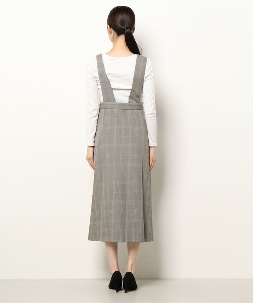 Te chichi（テチチ）の「TR前後2WAYジャンパースカート（ジャンパースカート・レディース・オレンジ/グレー/ブラック・ﾌﾘ-）」の4枚目の写真