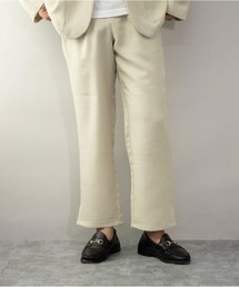ARCHIVER（アーカイバ）の「【Sa】【it】フェイクリネン 裾スリット 1タック イージーパンツ（スラックス）」